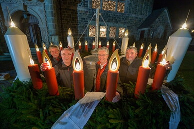 Attendorner Riesen-Adventskranz als Hoffnungsträger