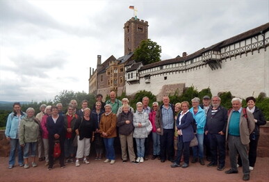 Reisegruppe aus Lennestadt-Kirchhundem auf Luthers Spuren