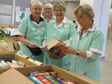 Bücherbasar der Ökumenischen Krankenhaushilfe