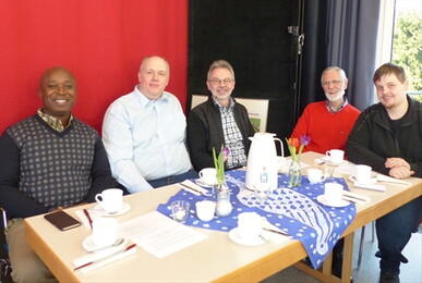 Hoher Besuch' beim CVJM-Frühstückstreffen