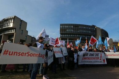 Freier Sonntag! - Erklärung an Minister übergeben