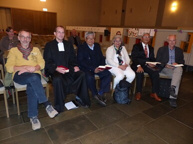 Abendgottesdienst mit der Toba-Batak-Kirche