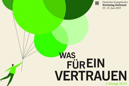 Der Ev. Kirchenkreis Lüdenscheid-Plettenberg lädt alle Interessierten am 03.09. zum Infoabend für den 'Abend der Begegnung' beim Kirchentag 2019 ein (Grafik: EKD)