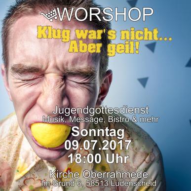 Klug war´s nicht .... Aber geil!!! Musik, Message, Bistro und mehr