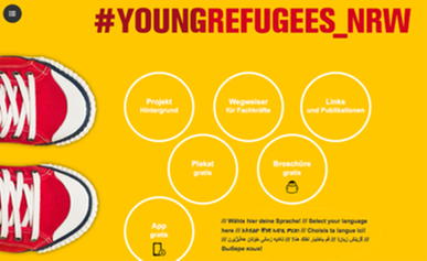 #youngrefugees _NRW mit Material und eigener App