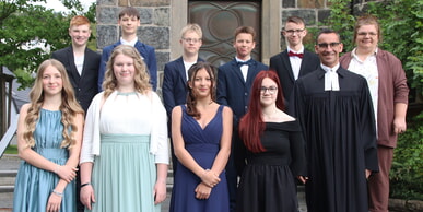 Konfirmation in der Schalksmühler Erlöserkirche