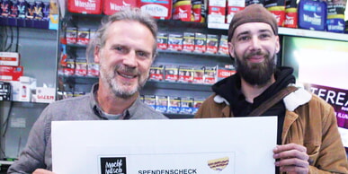 Scheckübergabe an das Audrey’s