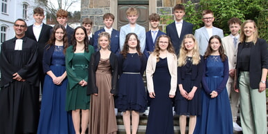 Konfirmation in der Erl&ouml;serkirche Schalksm&uuml;hle