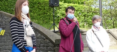 Pilgern ist beten mit den Füßen - Weggottesdienst in Brügge-Lösenbach