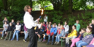 Clown Lino verzaubert seine Zuschauer