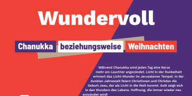Schulgottesdienste: Chanukka und Weihnachten