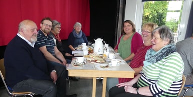 Freunde treffen sich