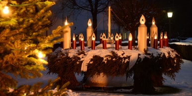 Mit Nikolaus und Bürgermeister