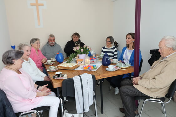 Neben dem „mobilen Friedhofscafé“ steht auch eine Räumlichkeit auf dem Freidhof zur Verfügung, wo alle 14 Tage den Winter über das Friedhofcafé angeboten wird (Foto: Damschen)