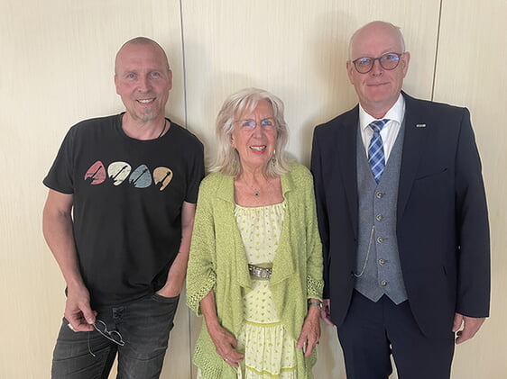 v.L. Thomas Tetzlaff, Irmtraut Huneke und Hannes Kranenpoot-Schmale (Foto: Privat)