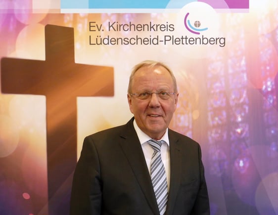 Superintendent Klaus Majoress mit seinem Gruß an alle Gemeindeglieder, Bürgerinnen und Bürger des Kirchenkreises Lüdenscheid-Plettenberg zum Sonntag Judika, 29. März 2020 (Foto: EKKLP)