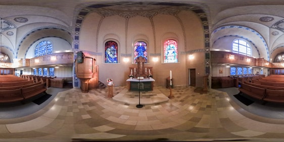 360° Bilder der Ev. Erlöserkirche in Attendorn