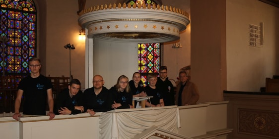 Das 'Team Fahrplan E' organisiert in derr Erlöserkirche in Lüdenscheid am 08. Juni 2019 eine 'Nacht der offenen Kirche' der neuen Art (Foto: Görlitzer)