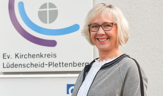 Iris Jänicke ist Geschäftsführerin des Diakonischen Werkes im Kirchenkreis Lüdenscheid Plettenberg.