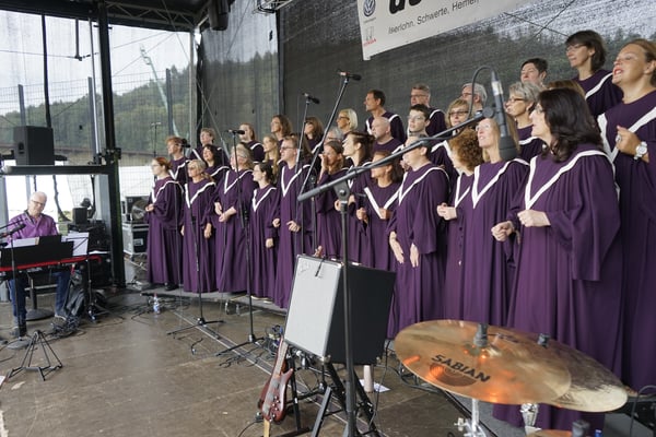 Living Gospel unter der Leitung von Eberhard Rink