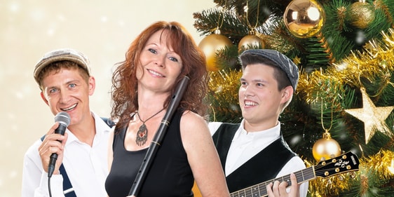 Die fröhlich, festliche Weihnachts-Show mit stimmungsvollen Songs und Stories von der grünen Insel - präsentiert von „Woodwind & Steel“ (Foto: Woodwind & Steel)