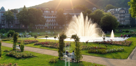 Der Rosengarten in Bad Kissingen. Foto: bad-kissingen.de