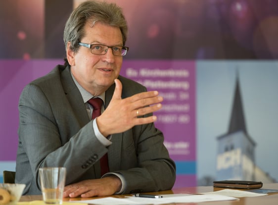 „Nah bei Gott und Jesus, nah bei den Menschen – auch in der Reihenfolge“, dafür möchte Martin Pogorzelski auch als möglicher Superintendent stehen (Foto: Büdenbender)