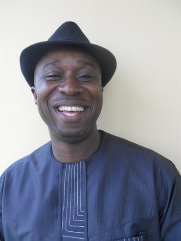Christian Kamara, Generalsekretär des CVJM Sierra Leone, der an dem Online-Meeting der „Bühnenmäuse“ des CVJM Lüdenscheid-West teillnahm, freute sich über die Spende. (Foto: Ingird Weiland)