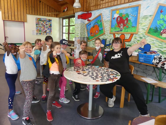 Die Kinder hatten beim Chaosspiel in der CVJM-Kinder- und Jugendfreizeitstätte „Audrey’s“ sichtlich Spaß. (Foto: Ingrid Weiland)