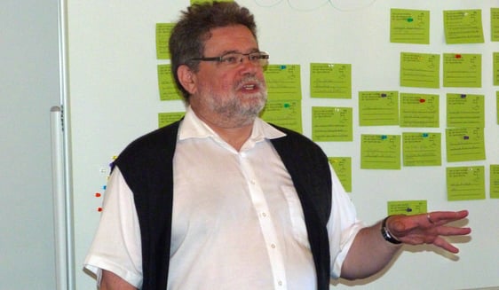 Herscheids Pfarrer Bodo Meier konnte bereits zahlreiche Ideen aus seiner Gemeinde entgegennehmen (Foto: Gerhard)