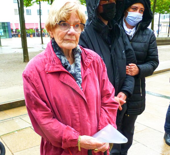 Das Judentum wurde von Hella Goldbach repräsentiert, der Leiterin der Gesellschaft für Christlich-Jüdische Zusammenarbeit Lüdenscheid e.V. (Foto: Iris Kannenberg)
