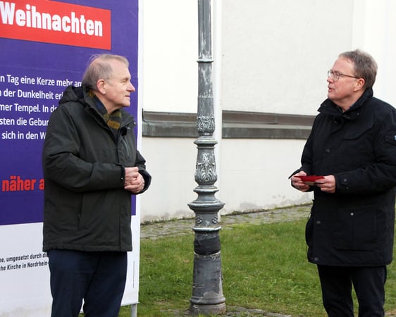 Schwerpunktmäßig um die Ge-Denk-Zellen ging es im Gespräch mit Matthias Wagner. (Foto: Jakob Salzmann)