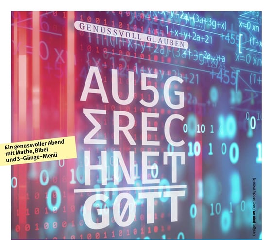 Genussvoll glauben - herzliche Einladung zu einem spannenden Abend. (Grafik: EKGW)