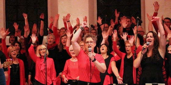 „I just want to thank you!“ – unter diesem Titel steht der Gottesdienst, den RIsecorn nach der Corona-Pause musikalisch gestalten wird. (Archivfoto: Ortwin Partmann)