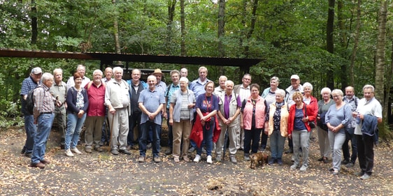 Ein Ausflug des Männerkreises der evangelischen Kirchengemeinde Oberrahmede, dem sich weitere Gemeindeglieder angeschlossen hatten, führte am Samstag ins Siegerland. (Foto: Ingrid Weiland)