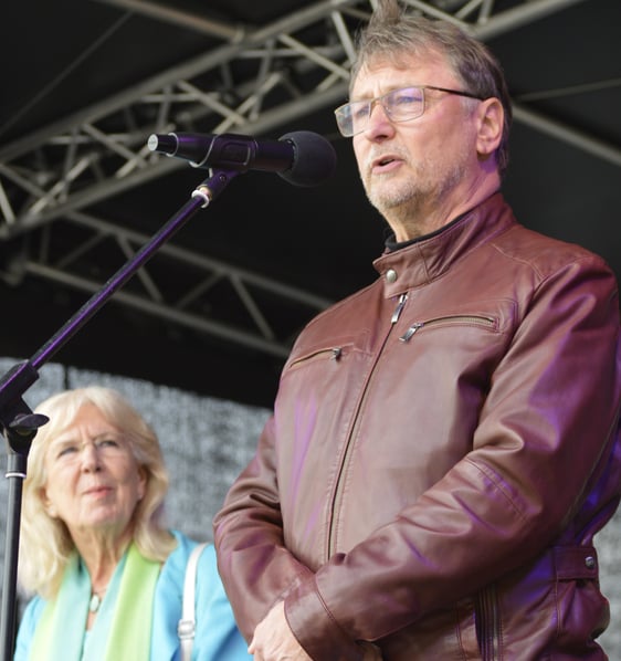 "Meine Abschiebung wurde mit Schweröl bezahlt.", machte Johannes Köstlin in seinem Zeitzeugen-Bericht deutlich. (Foto: Iris Kannenberg)