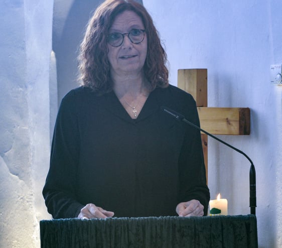Nach der Einsegnung war Zeit für ihre Predigt. (Foto: Iris Kannenberg)