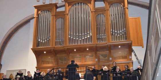 Die Orgel der Lüdenscheider Erlöserkirche in ihrer ganzen Pracht. (Foto: Iris Kannenberg)