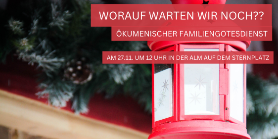 Herzliche Einladung zum Ökumenischen Familiengottesdienst! (Grafik: EKKLP)
