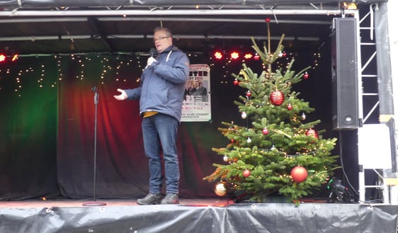 Geistliches Wort von Pfarrer Holger Reinhardt. (Foto: Ingrid Weiland)