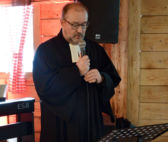 Superintendent Dr. Christof Grote predigte über Hoffnung und die Hilfe Gottes für jeden, der sie wirklich will. (Foto: Iris Kannenberg)